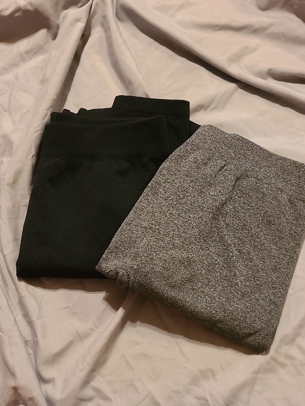 GLO jeans Black & Gray Leggings Duo